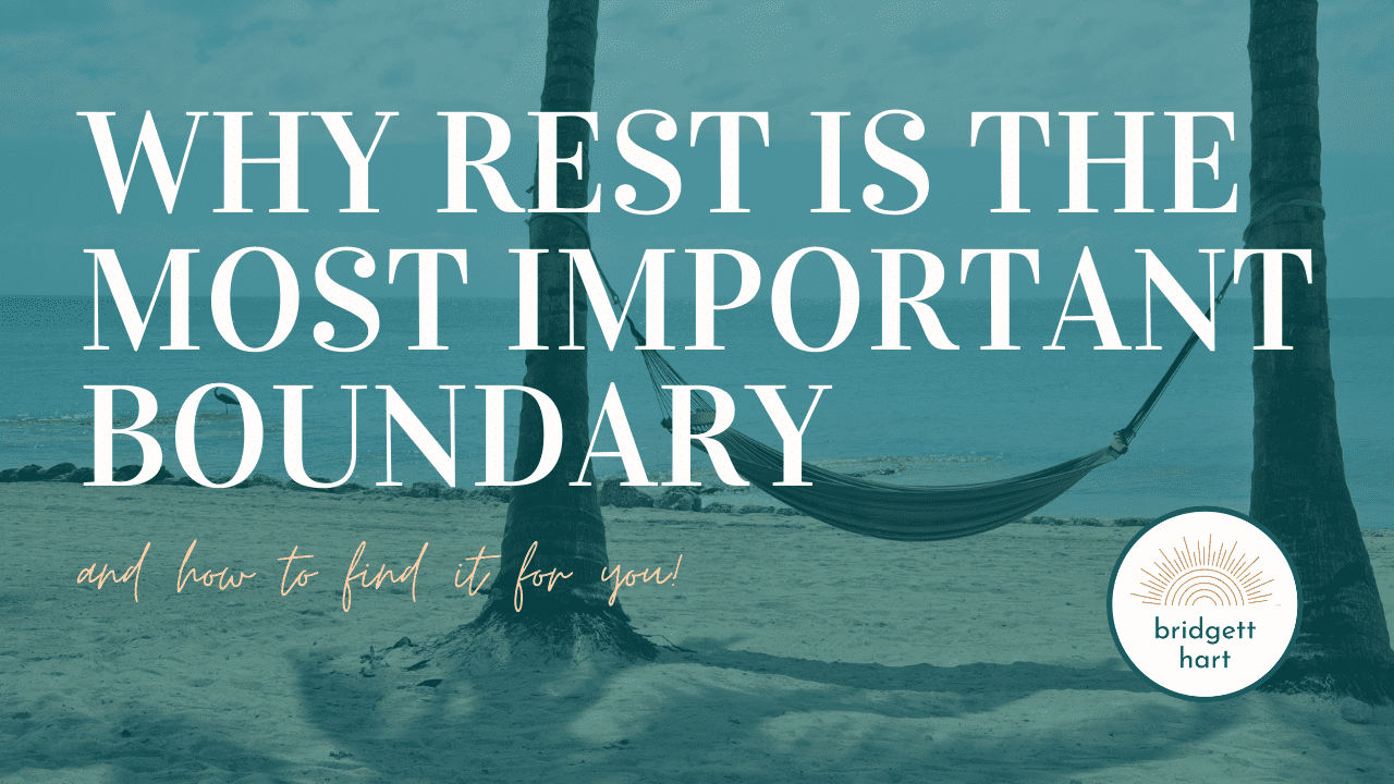 Why Rest is the Most Important Boundary!